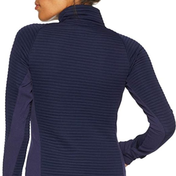 Brooks Fly By 1/2 Zip Navy Blue Pullover Workout Sweatshirt Size XS - Picture 10 of 10